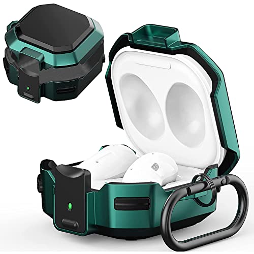 ZORBES Fashion Hard Protective Cover for Samsung Galaxy Buds Pro(2021), Galaxy Buds 2, Galaxy Buds Live (2020), Shockproof Case Cover Full Body with Keychain (Without Earbud, Seperate Pieces Design) ZORBES Fashion Hard Protective Cover for Samsung Galaxy Buds Pro(2021), Galaxy Buds 2, Galaxy Buds Live (2020), Shockproof Case Cover Full Body with Keychain (Without Earbud, Seperate Pieces Design)